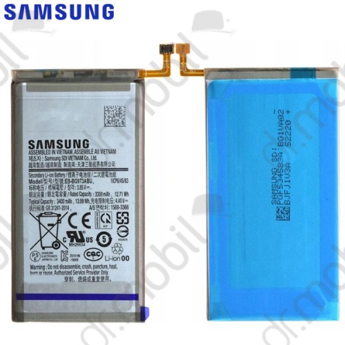Akkumulátor Samsung Galaxy S10 (SM-G973) 3400mAh Li-iON  EB-BG973ABU / GH82-18826A (FG)
